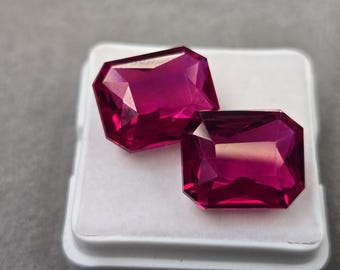 20+ Ct Pink Sapphire, Radiant Cut Loose Gemstones for Jewelry Making