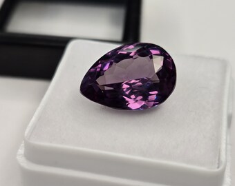 Natural Alexandrite 8+ Ct Pear Cut Color Change Loose Gemstone Brazil for Ring