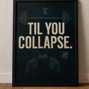 Motivational Gym Wall Art