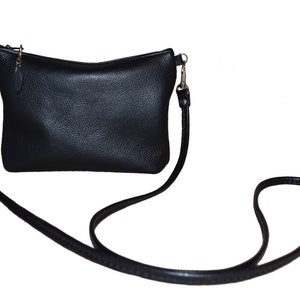 Crossbody iPhone 6 Plus Purse Black Leather iPhone Purse | Etsy