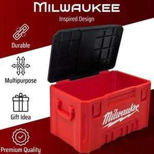 Tarjetero inspirado en Milwaukee Packout: diseño actualizado, organizador de escritorio, caja de almacenamiento, regalo genial para papá, caja de marketing única