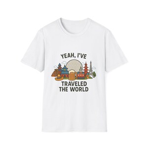 Epcot World Showcase T-Shirt, Disney Tee, Vacation Shirt, Travel Graphic Top, Fun Theme Park Apparel