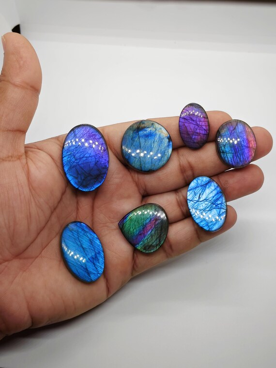 Natural Labradorite Jewelry, Mystic Flash Gemstone, Spiritual Healing Crystal Gift