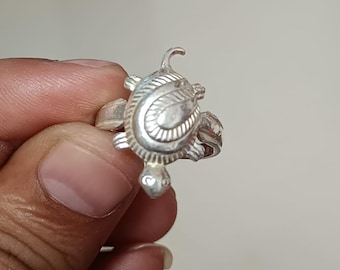 Turtle Ring 925 Sterling Silver Ocean Animal Jewelry