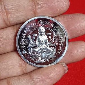999 Pure Silver Laxmi Coin Best Return Gift for Wealth and Prosperity