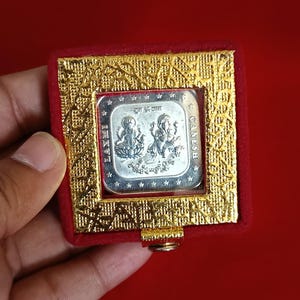 Pure 999 Silver Lakshmi Ganesh Coin 10 Grams Best Return Gift