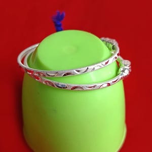 925 Sterling Silver Bangle, Newborn Baby Cuff Bangle, Child Bangle, Dainty Baby Bangle