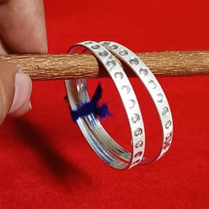 New Baby Bangle Handmade 925 Sterling Silver Baby Cuff Bangle Unisex Kids Jewelry
