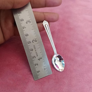 Pure 999 Silver Tiny Spoon Baby Christening Gift