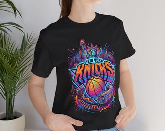 New York Knicks Stylisches Stadt-Grafik-T-Shirt (Unisex)