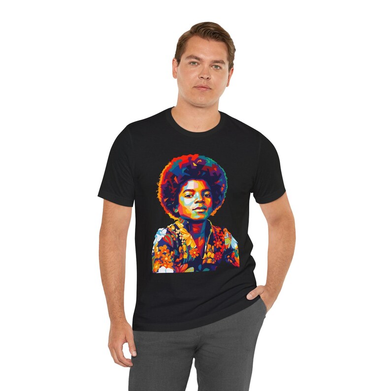 Young Michael Jackson Artsy Unisex Graphic Tee