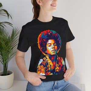 Young Michael Jackson Artsy Unisex Graphic Tee