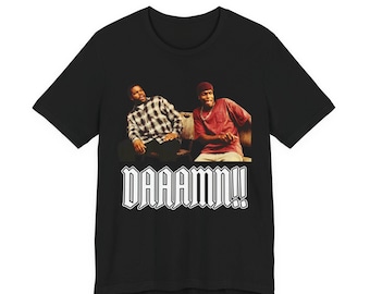 Freitag Dammn T-Shirt | Classic Movie Meme Grafik T-Shirt | Unisex Lustiges Komödie Shirt | 90er Jahre Film Fan Retro Humor Top