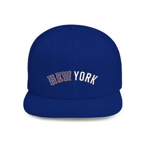 New York Baseball Snapback Hat | Unisex NYC Cap | Embroidered Hat | Streetwear Style | Gift for Him | Trendy Etsy Hat | Yankees x Mets Hat