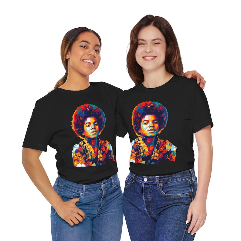 Young Michael Jackson Artsy Unisex Graphic Tee