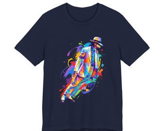 Michael Jackson Smooth Critial Pop Art T-Shirt, 90er Jahre Retro MJ Graphic Tee