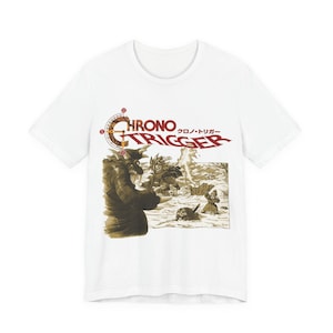 Chrono Trigger Vintage T-Shirt | Retro Gaming Graphic Tee | 90s JRPG Unisex | SNES Classic | Cotton Gaming Shirt | Gamer Gift Merch