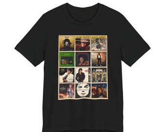 Michael Jackson Album-Collage-T-Shirt | King of Pop Musik Fan Tee
