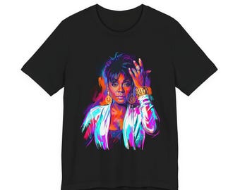 Anita Baker Artsy T-Shirt | Soul Music Legend Grafik T-Shirt | Unisex R & B Sänger Fan Shirt | Vintage Concert Style Top