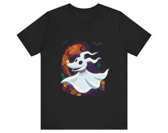 Zero Ghost Dog T-Shirt: Spooky Halloween Graphic Tee