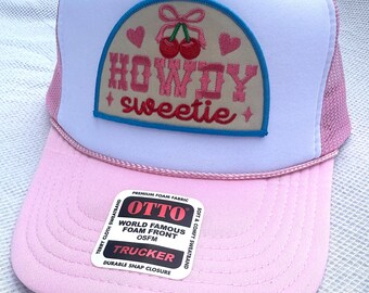Retro "Howdy Sweetie" Trucker Hat