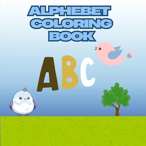 Libro del alfabeto para colorear para niños