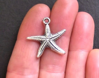 SC1992 10 Shell Charms Antique Silver Ocean Themed Shell SC1992 10 Shell Charms Antique Silver Ocean Themed Shell