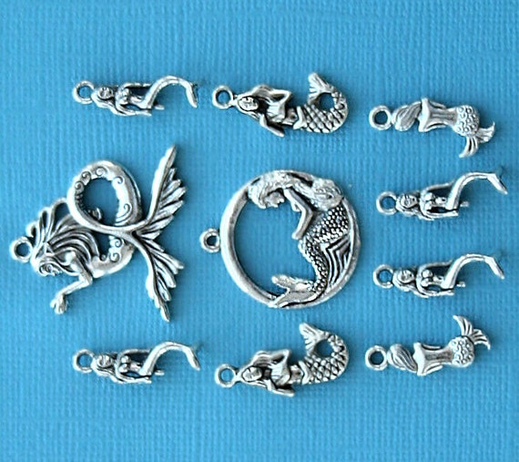 20mm Anhänger Charm Kreis Welle Wirbel silberfarben 1-10 Stück SB 229