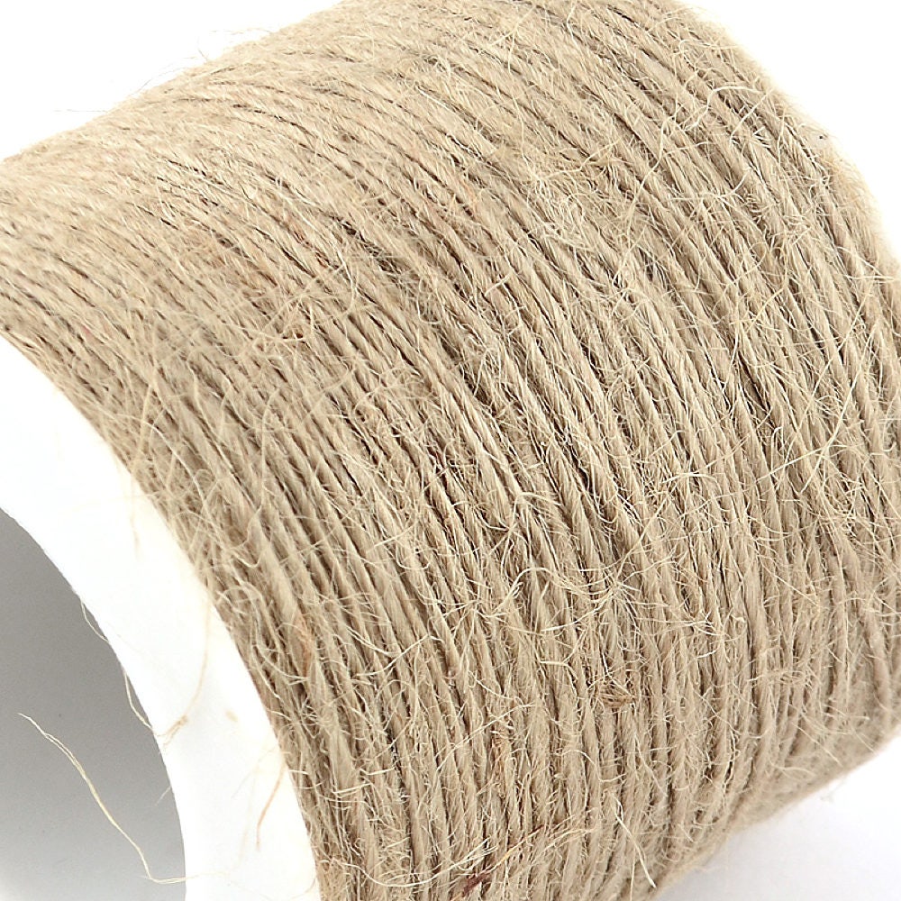 100 Metres Natural Jute Cord 1mm Great for Craft Projects Etsy