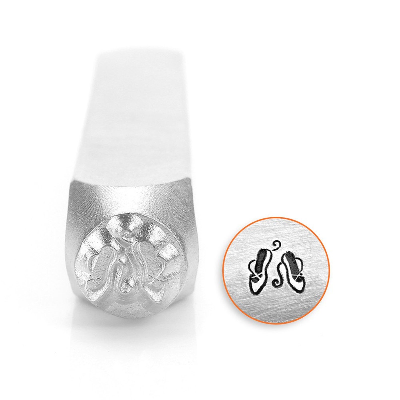 ballet shoes metal stamp impressart steel stamping tool for hand stamping jewelry and leather - aa064