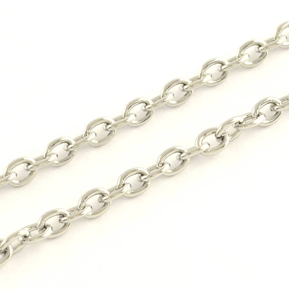 BULK 32Ft Chain Stainless Steel 4mm x 3mm 0.8mm Thickness Etsy