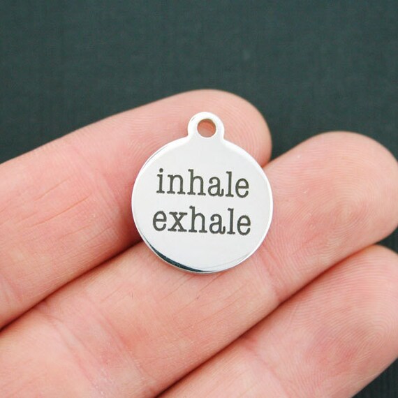 Believe You Can Stainless Steel Charm BFS048 Believe you can and you will