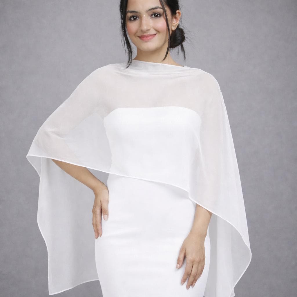 sachin and babi light blue dress white shawl