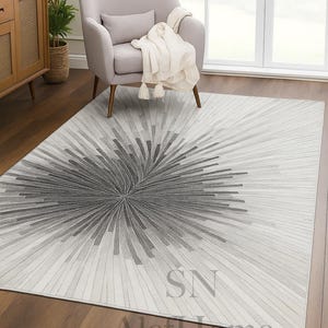 Geometric Cowhide Rug – Handmade Hair-On Leather Carpets | Modern Patchwork Rug & Cowhide Area Rug, Custom Sizes Available