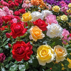 Gemengde effen rozenzaden – schitterende bloemen voor tuinranden en -boeketten