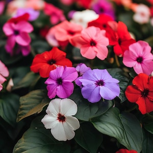 Semi misti di fiori di Impatiens – Annuali vivaci per ombra e sole parziale