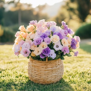 Mix Lisianthus Flower Seeds | Colorful Eustoma Grandiflorum | Easy-to-Grow Cut Flower Garden Seeds