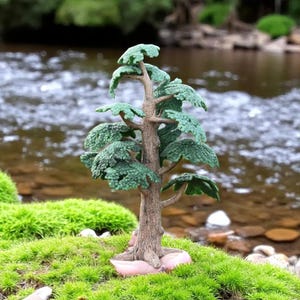 Miniature Fairy Garden Pine Trees | Dollhouse Plants Accessories | Cute Spring Summer Forest Decor | Mini Garden Landscaping Set, Holiday