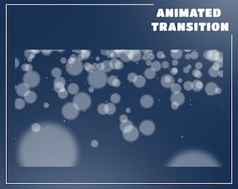 Starlit Night Stream Transition Overlay – Animated Vtuber Twitch (Digital Download)