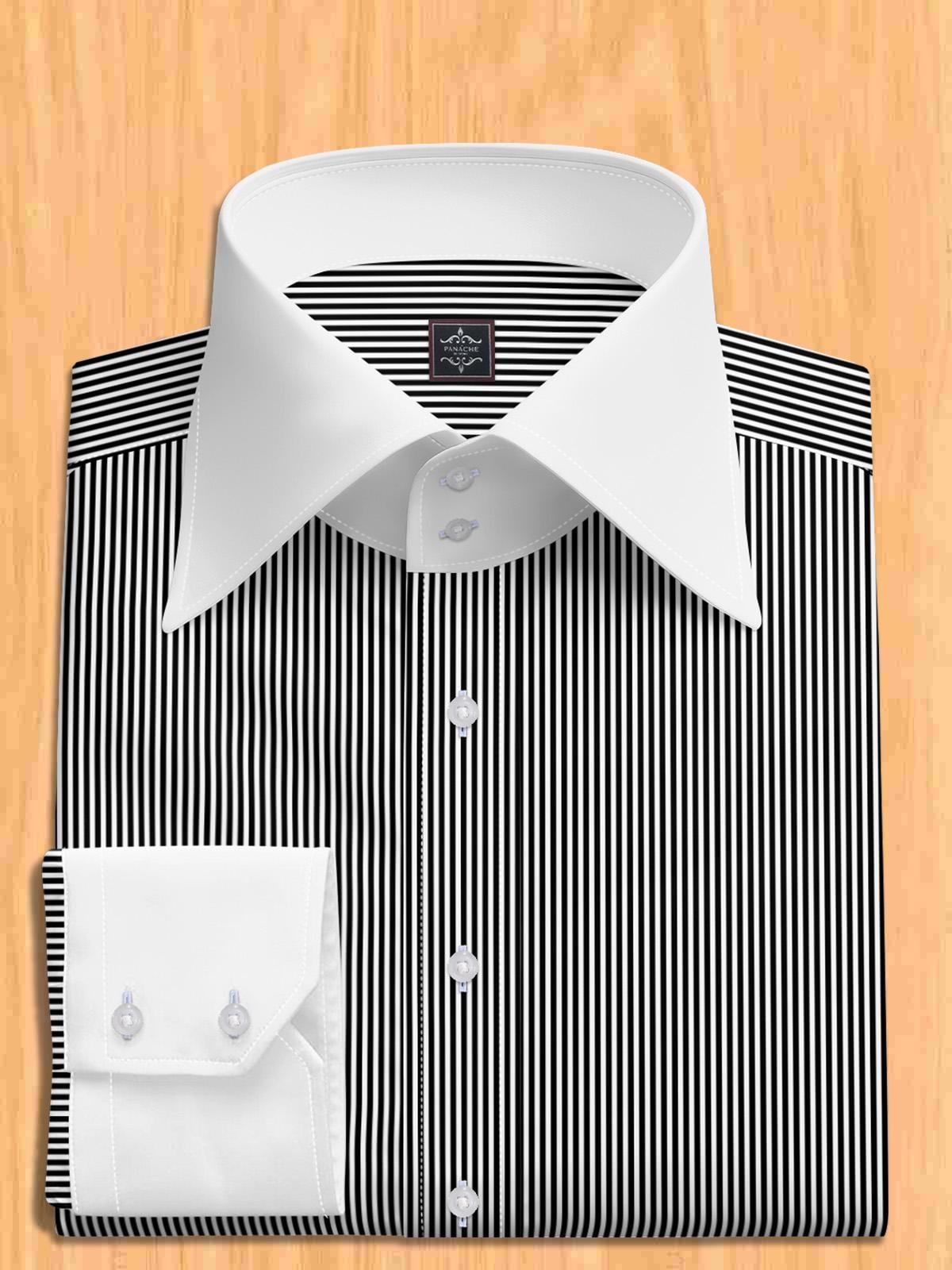 contrast dress shirt Leader Contrast // Navy