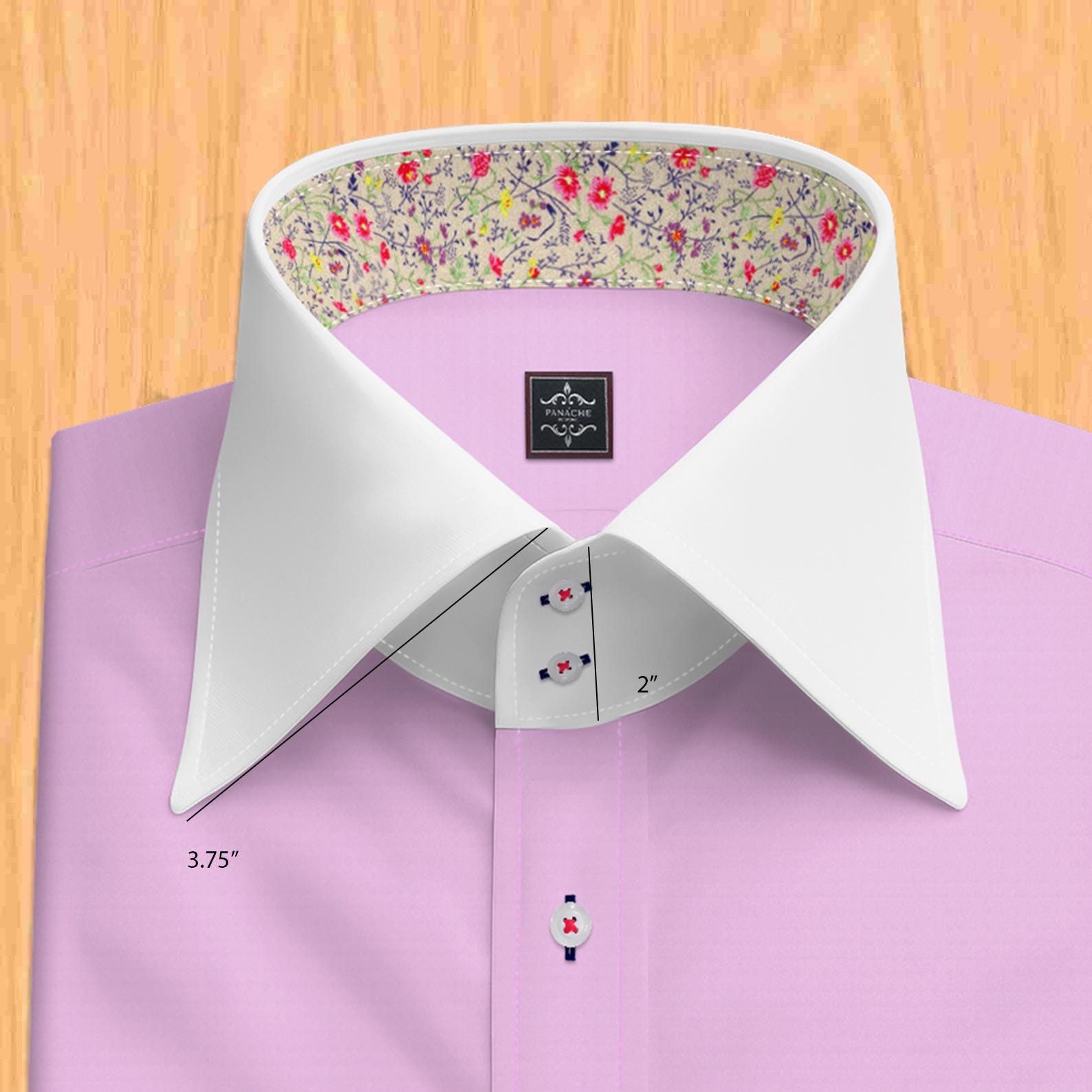 giza cotton dress shirts Pink Shirt Paul Fredrick Comfort Stretch Studiosuits sustainable:BETTER COTTON Talla:XS This extra