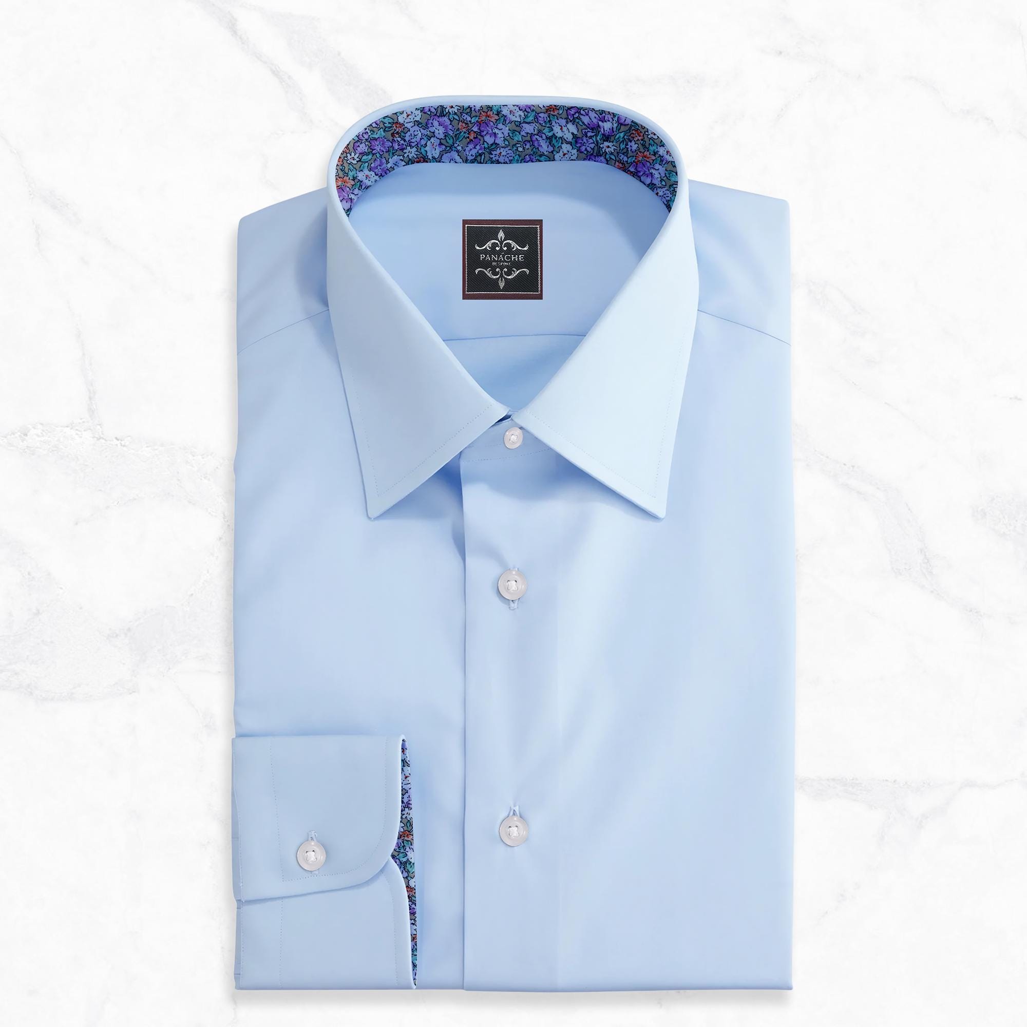 light blue dress shirt near me Men's Light Blue Long Sleeve Dress Shirt 16 34/35 / Light Blue