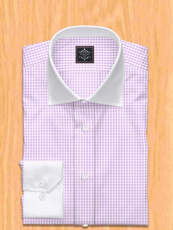 lavender gingham dress shirt Range Shirt