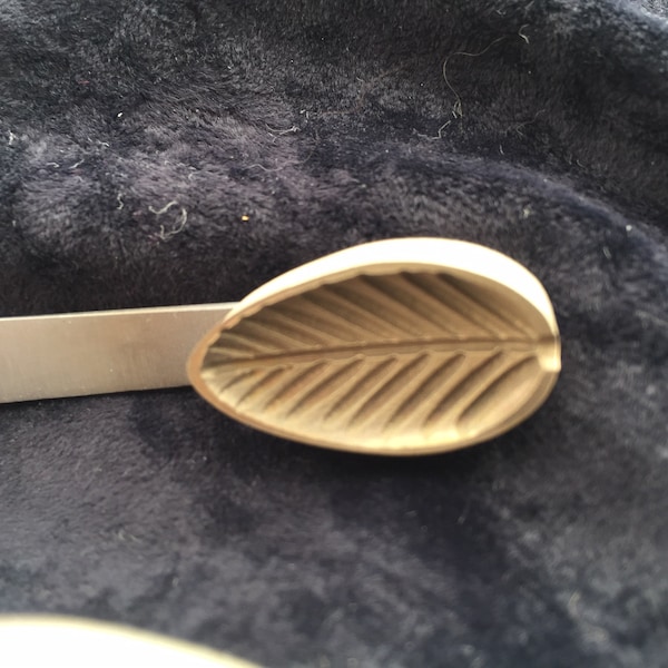 Head Pin Sculptural Mini Leaf Masher - Brass and Stainless Steel