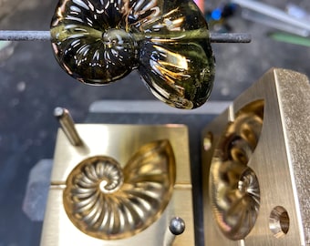 Ammonite Nautilus Hybrid Shell Press