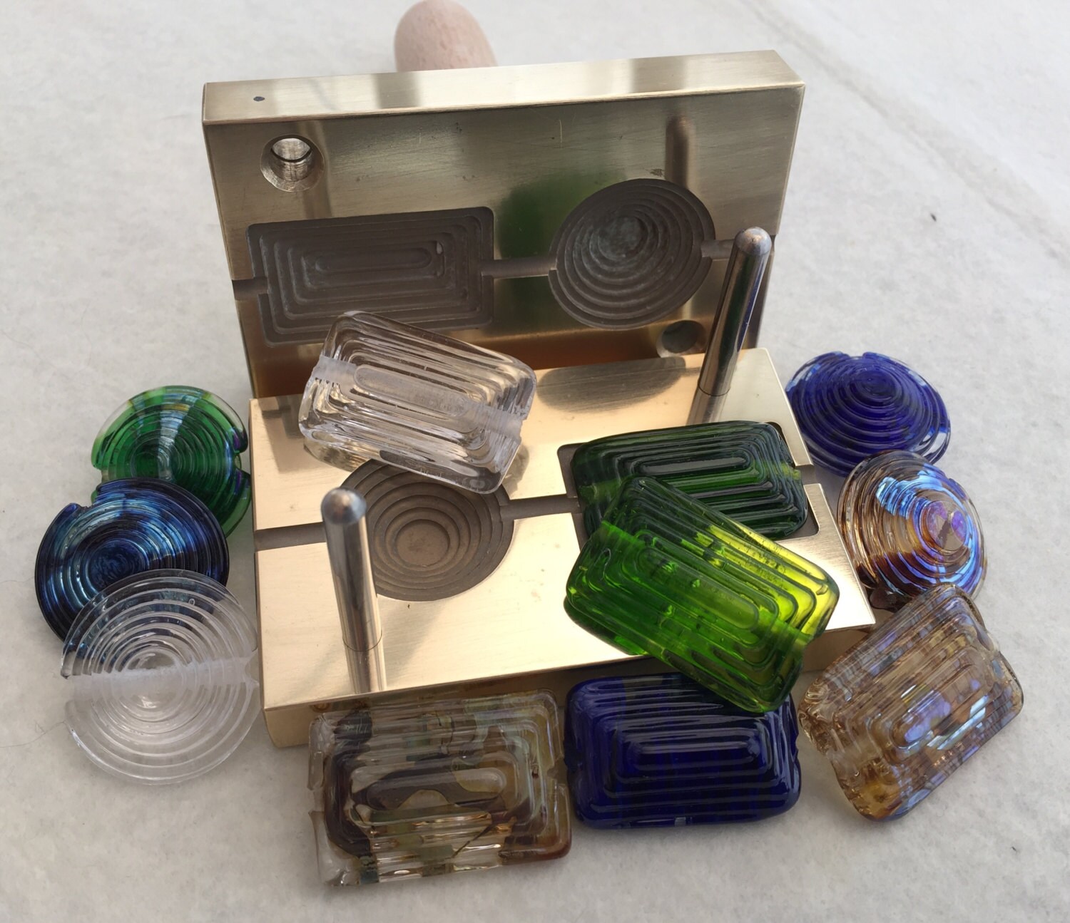 Lampwork Glass Bead Makers Prism Press Tool Etsy UK