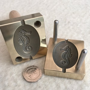 Sea Horse Lampwork Bead Press - can be used for various clays also.
