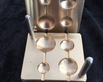 Quad Lentil Press for Lampwork Hot Glass or various art clays