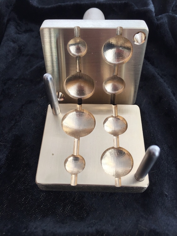 Quad Lentil Press for Lampwork Hot Glass or various art clays Etsy