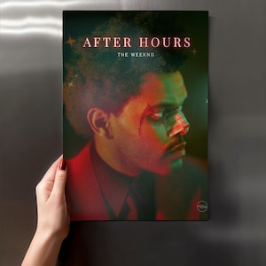 The Weeknd After Hours XO| Trending Custom R&B Music Album Cover Poster – Digital Wall Art | Printable Art for Studio, Bedroom, Gift